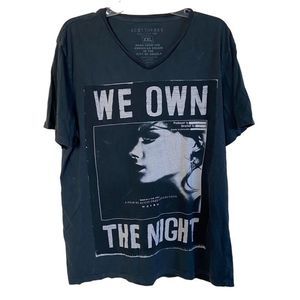 We Own the Night Movie Dark Grey XXL 2XL TShirt T Shirt V-neck Large Scott Free